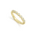 LAGOS Caviar Gold Diamond Stacking Ring