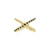 LAGOS Caviar Gold X Ring in 18k Yellow Gold with Black Diamonds