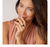 LAGOS Meridian 18K Gold and Black Ceramic Ring on Model