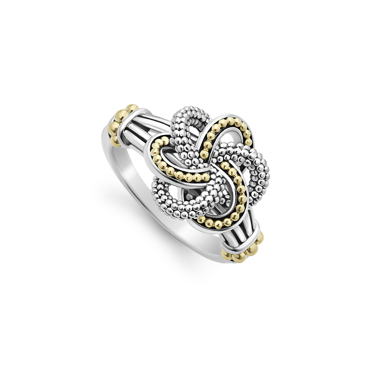 LAGOS Love Knot Two Tone Ring