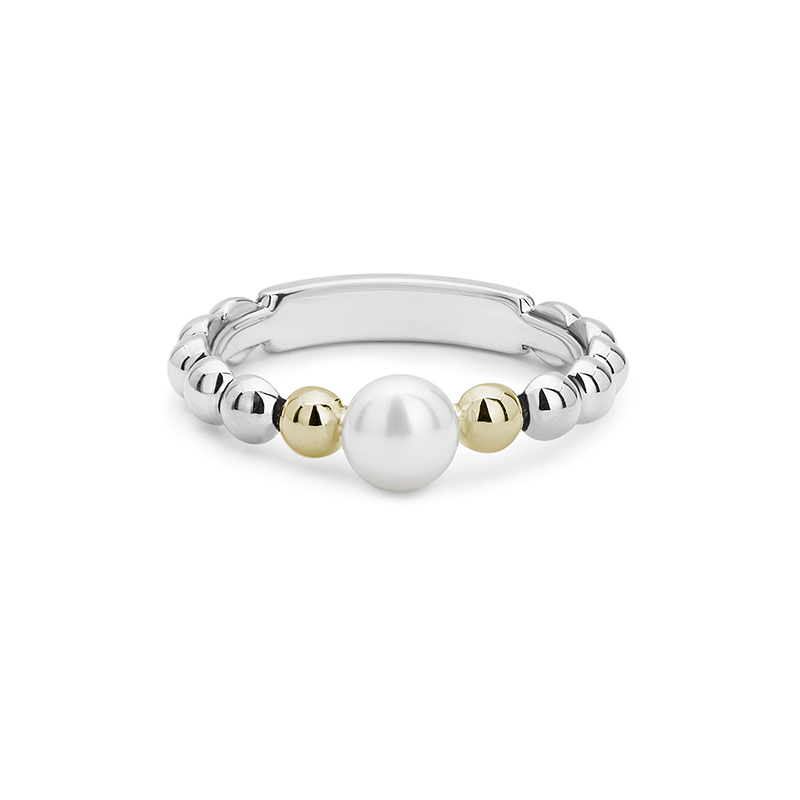 LAGOS Luna Two Tone Pearl Ring