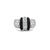 LAGOS Black Caviar Ceramic Diamond Ring