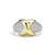 LAGOS Embrace 18K Gold X Diamond Ring