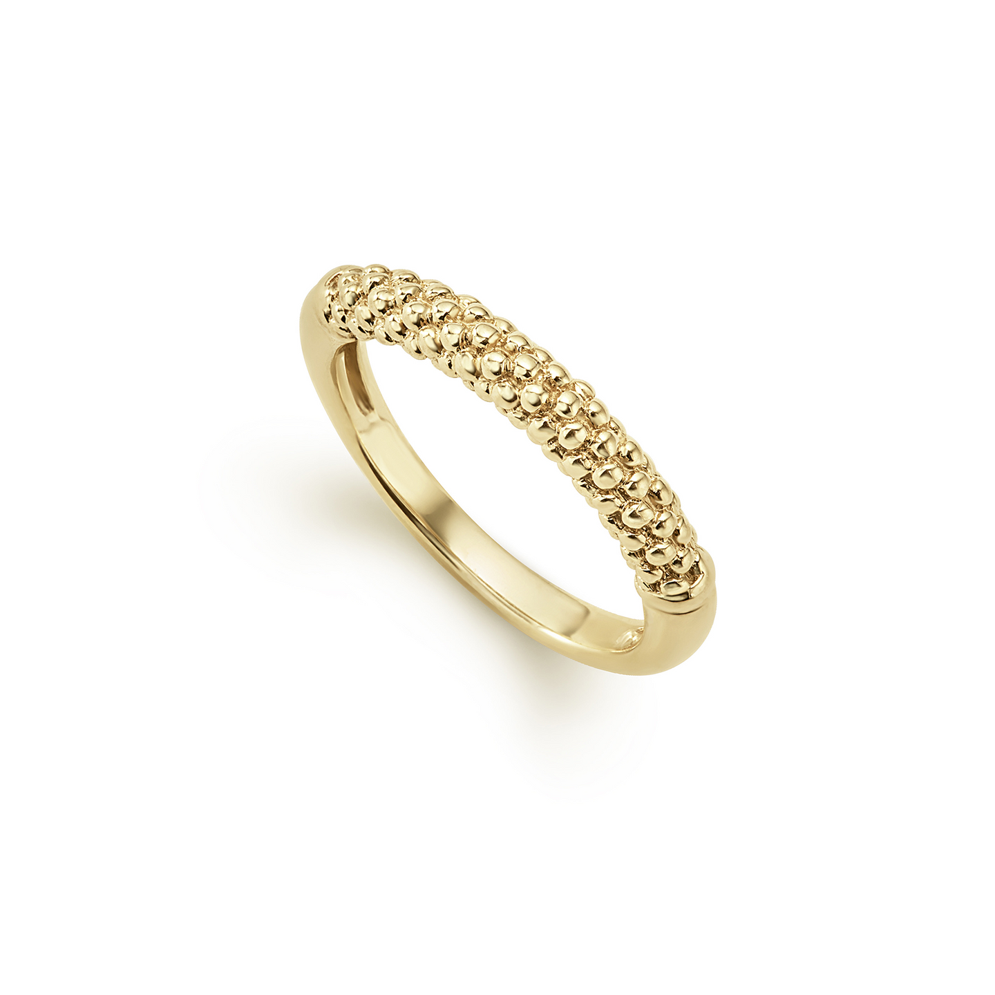 LAGOS Caviar Gold Beaded Ring