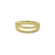 LAGOS Signature Caviar Superfine Triple Band Ring