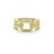 LAGOS Signature Caviar Yellow Gold Link Ring