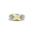 LAGOS Embrace Two-Tone X Caviar Ring