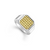 LAGOS Anthem Two-Tone Caviar Beaded Square Ring