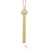LAGOS Caviar Gold Tassel Diamond Pendant Necklace