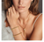 LAGOS Caviar Gold Tassel Diamond Pendant Necklace on model