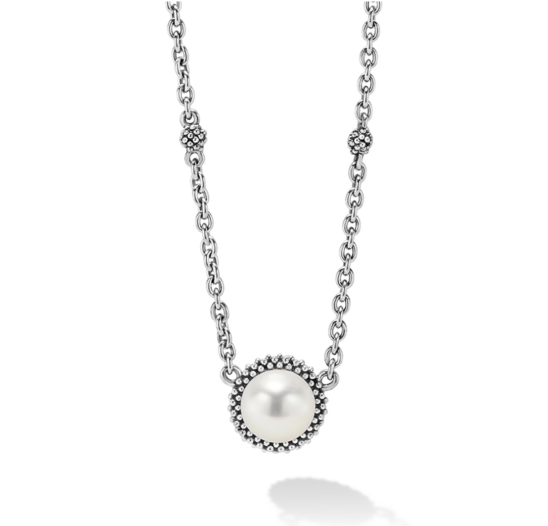 LAGOS Luna Pearl Pendant Necklace
