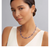 LAGOS Blue Caviar Silver Station Ceramic Beaded Necklace on Model