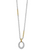 LAGOS Caviar Lux Two-Tone Oval Diamond Pendant Necklace