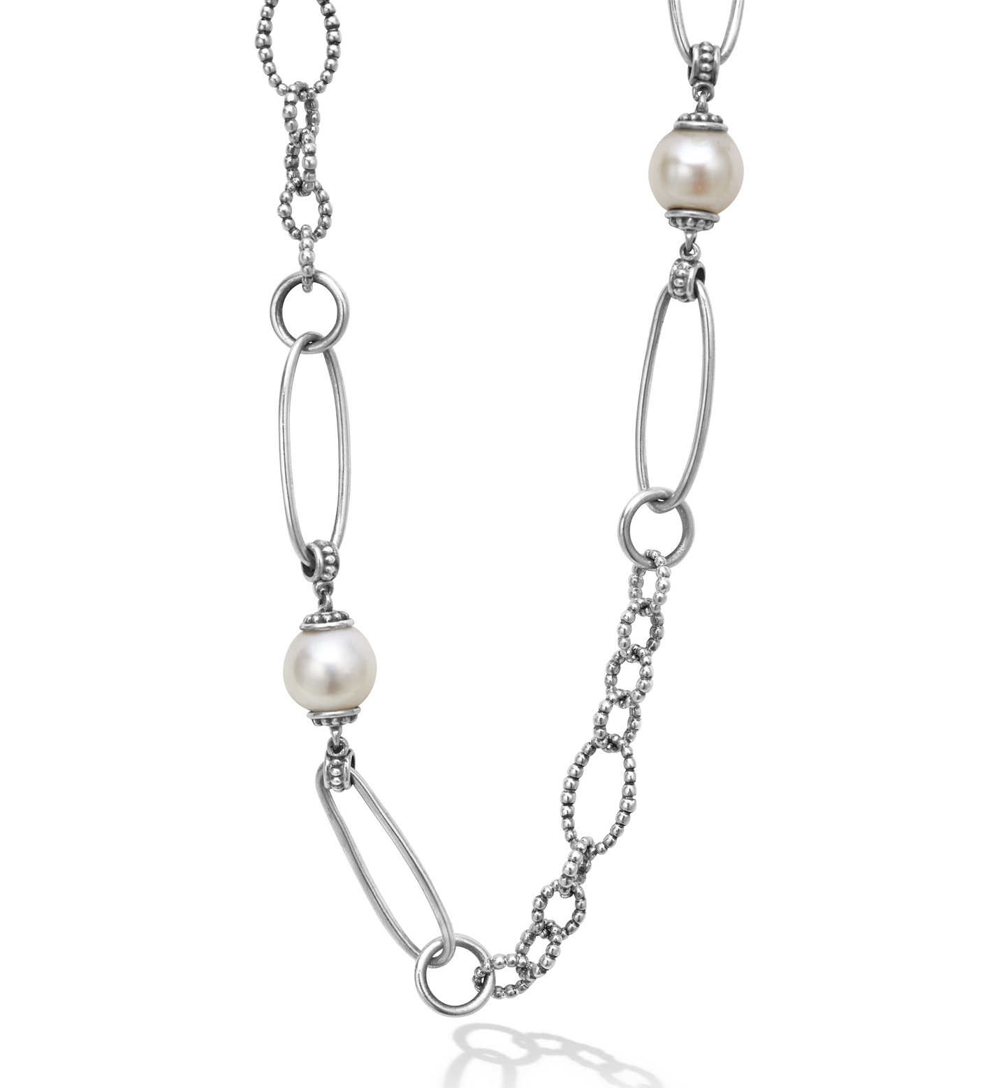 LAGOS Luna Pearl Link Necklace