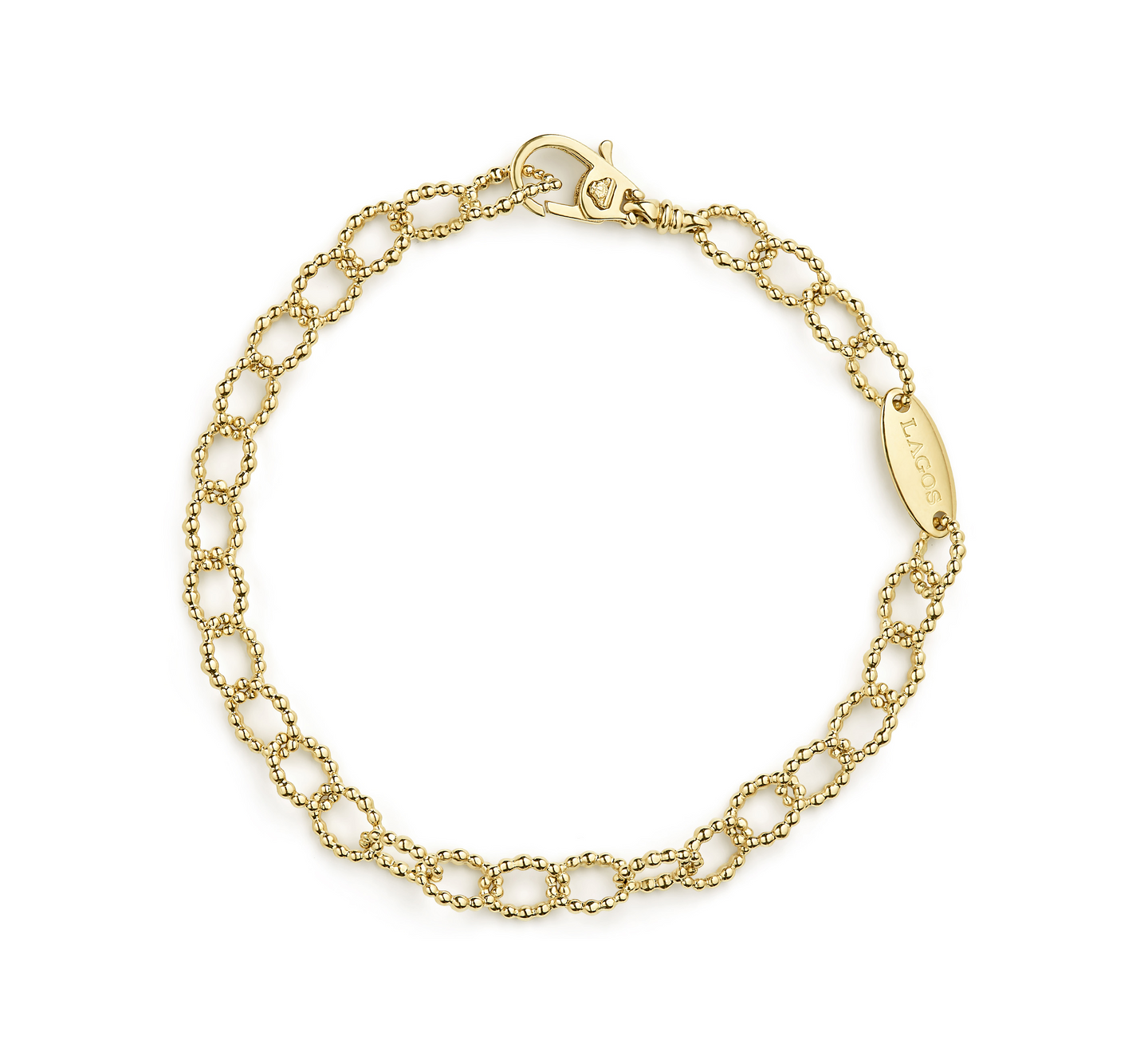 LAGOS Caviar Gold Small Link Bracelet