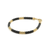 LAGOS Black Caviar Five Large 18K Yellow Gold Station 5mm Ceramic Beaded Bracelet