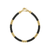LAGOS Black Caviar Five Large 18K Gold Station Ceramic Beaded Bracelet