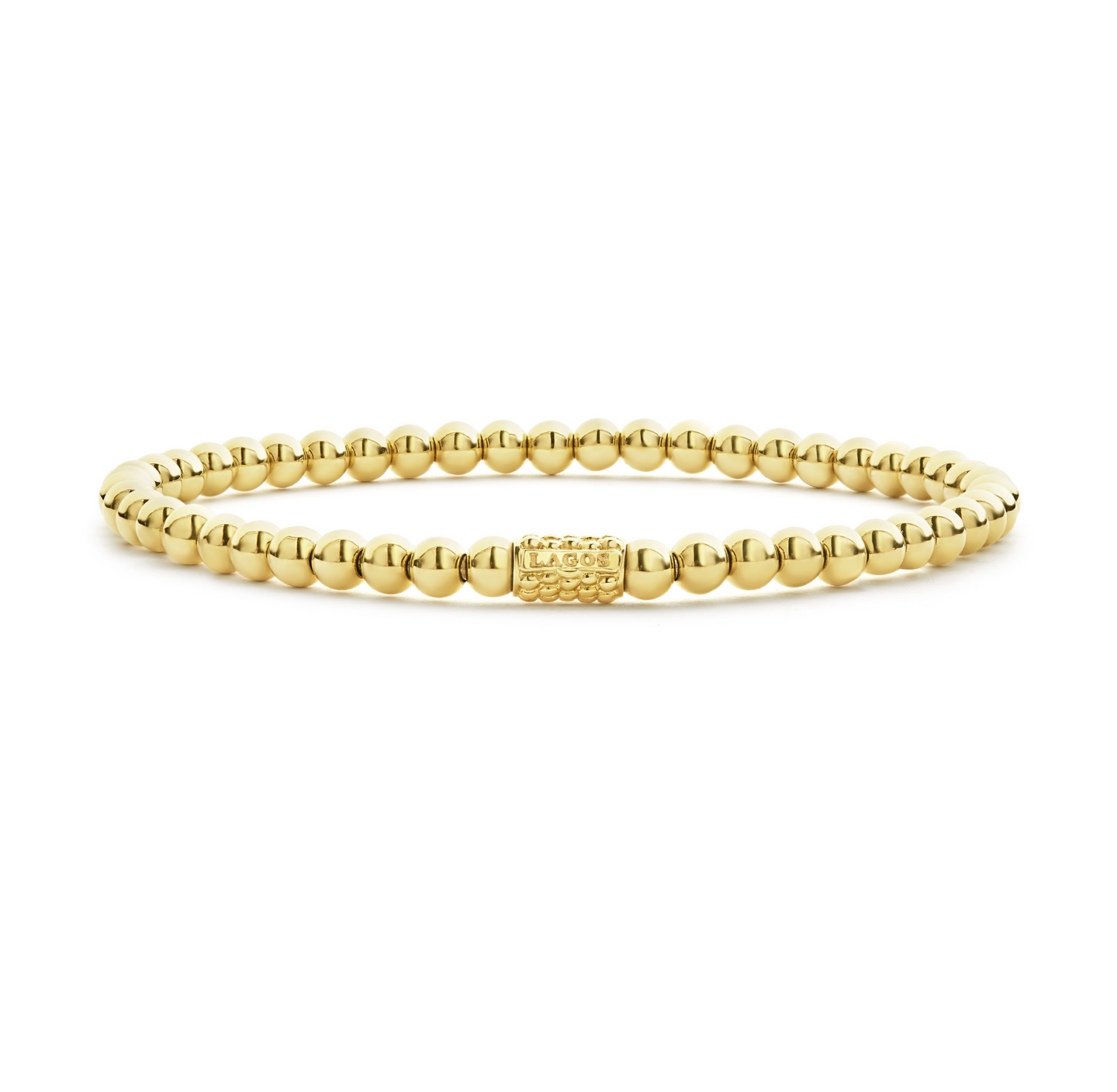 LAGOS Caviar Gold 4mm Bead Bracelet