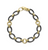 LAGOS Gold &amp; Black Caviar Ceramic Link Bracelet