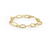 LAGOS Signature Caviar 18K Yellow Gold Oval Link Bracelet