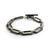 LAGOS Signature Caviar 18K Gold and Black Ceramic Link Bracelet