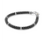 LAGOS Black Caviar Silver Five Station Ceramic Bracelet