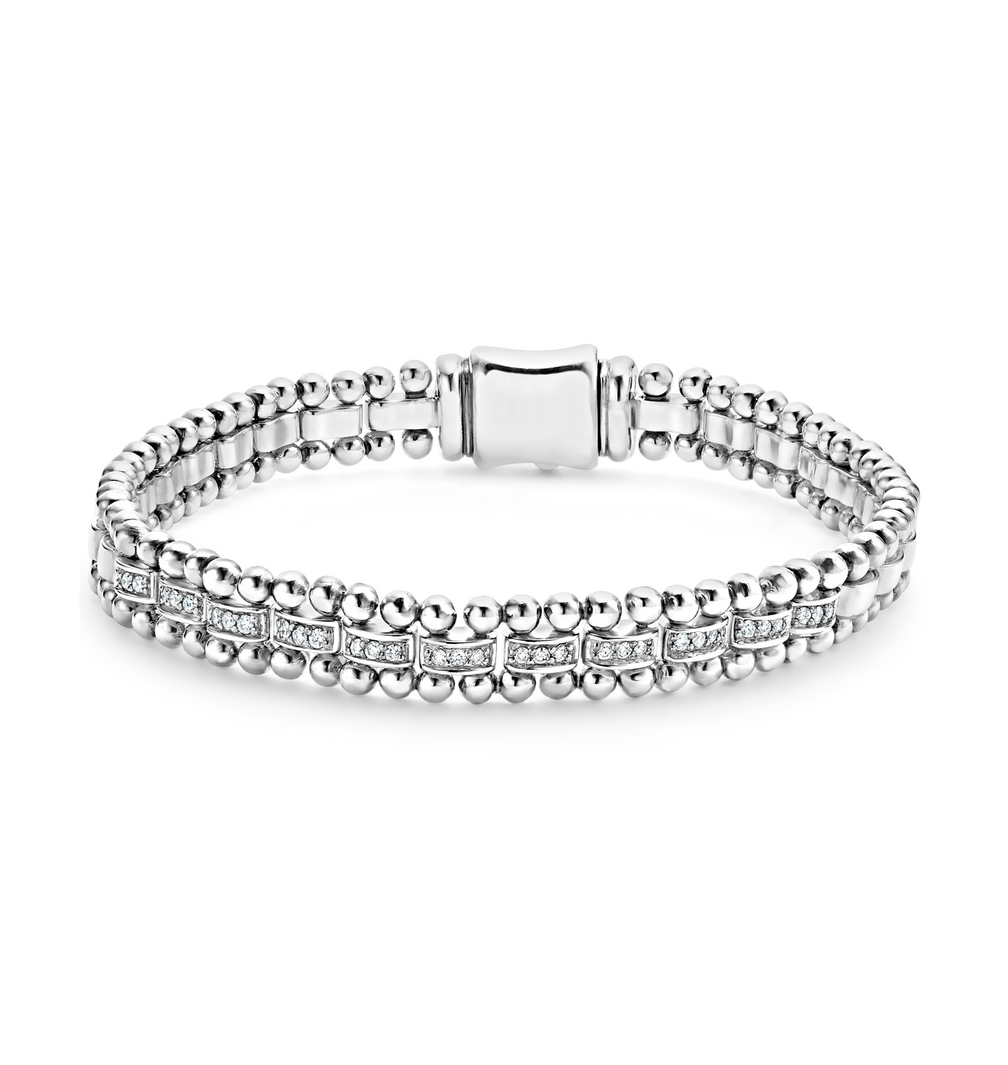 LAGOS Caviar Spark Diamond Link Bracelet