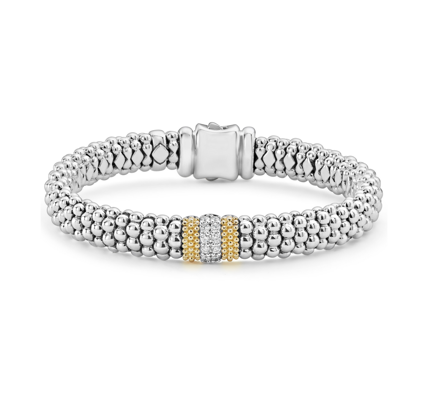 LAGOS Caviar Lux 9mm Single Station Diamond Bracelet