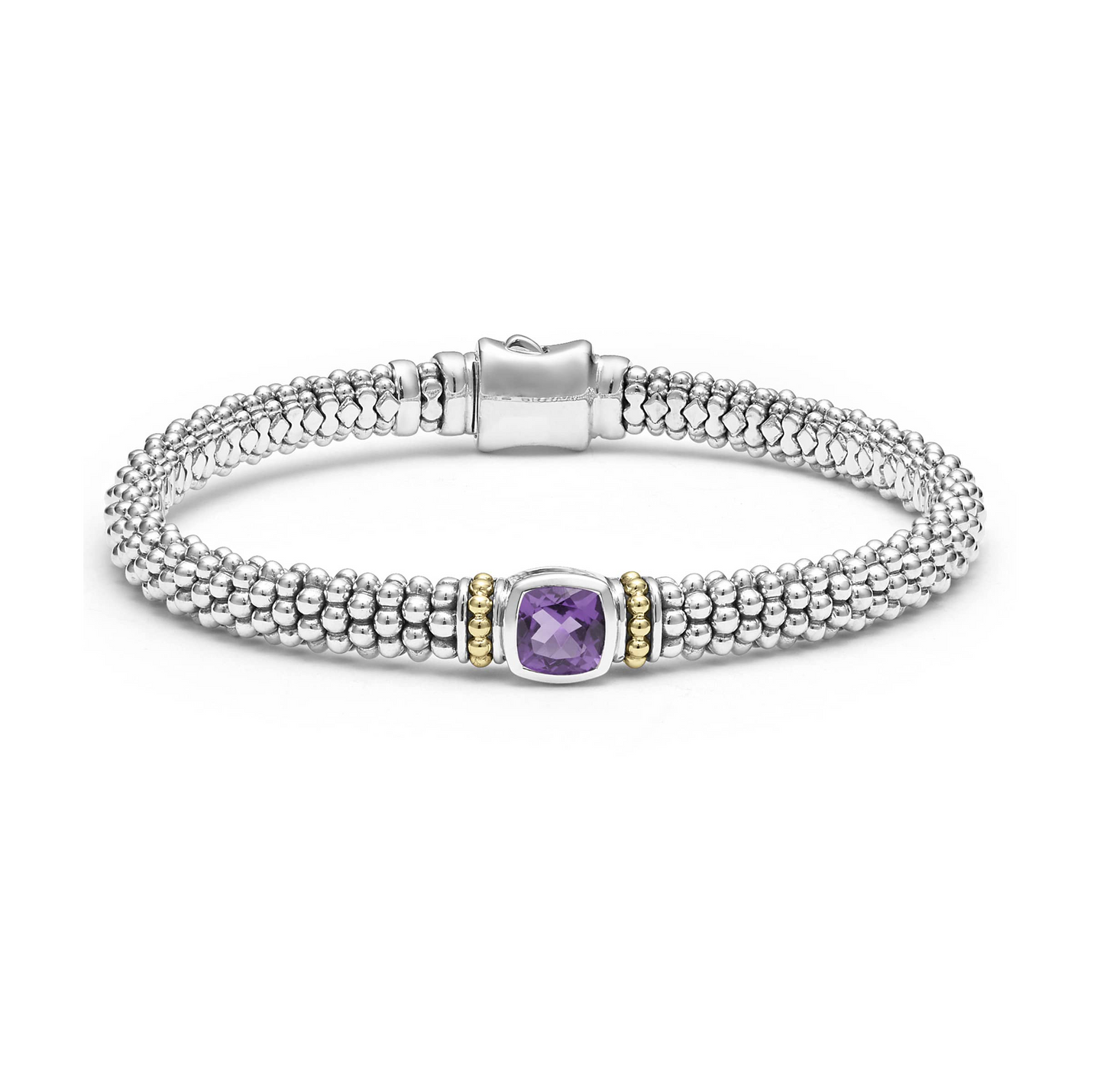 LAGOS Rittenhouse 6mm Amethyst Caviar Bracelet