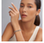 LAGOS Black Caviar Four Station Diamond Bracelet on Model