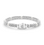 LAGOS White Caviar Ceramic Station Bracelet in Sterling Silver