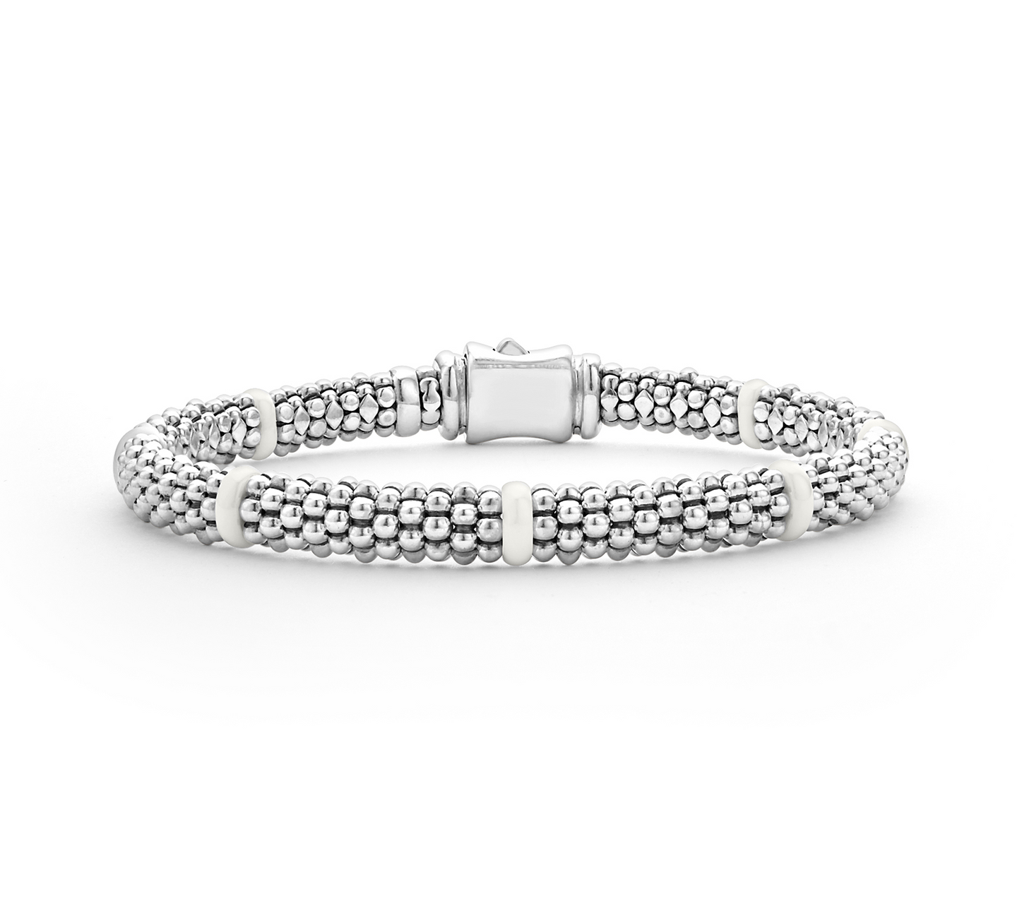 LAGOS White Caviar Ceramic Station Caviar Bracelet