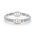 LAGOS Signature Caviar Two-Tone Interlocking Diamond Caviar Bracelet, 9mm