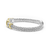 LAGOS Embrace 18K Gold X Diamond Bracelet, 6mm