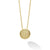 LAGOS Meridian 18K Gold Circle Pendant Necklace