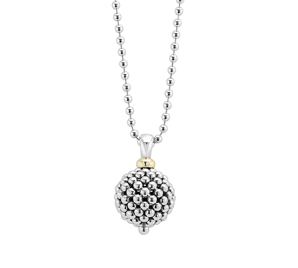 LAGOS Signature Caviar Ball Pendant Necklace