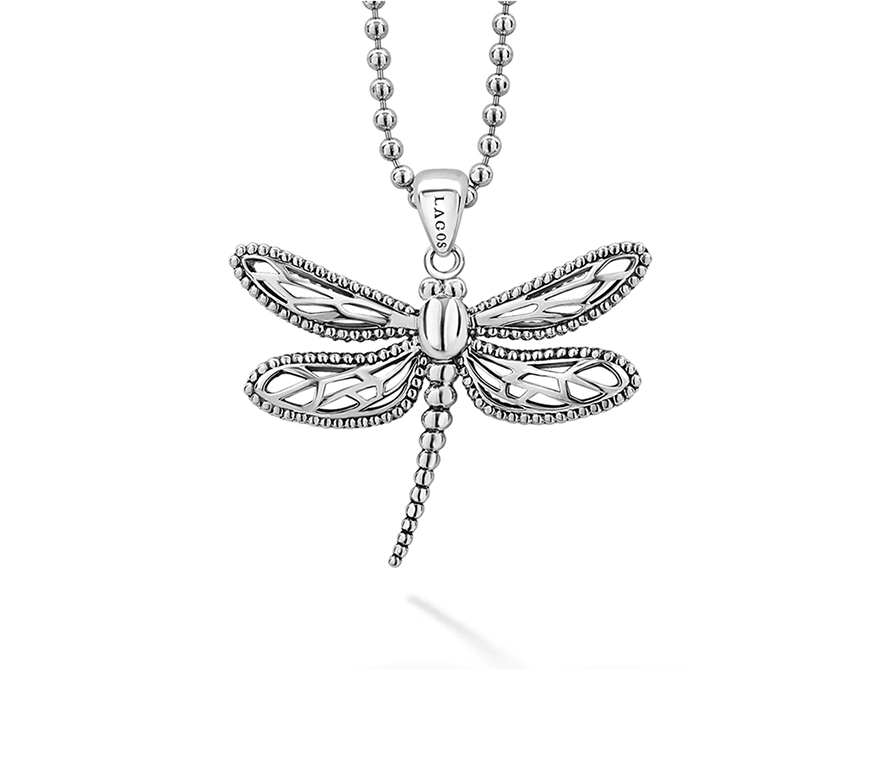 LAGOS Rare Wonders Dragonfly Pendant Necklace