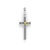 LAGOS Anthem Two-Tone Caviar Beaded X Cross Amulet