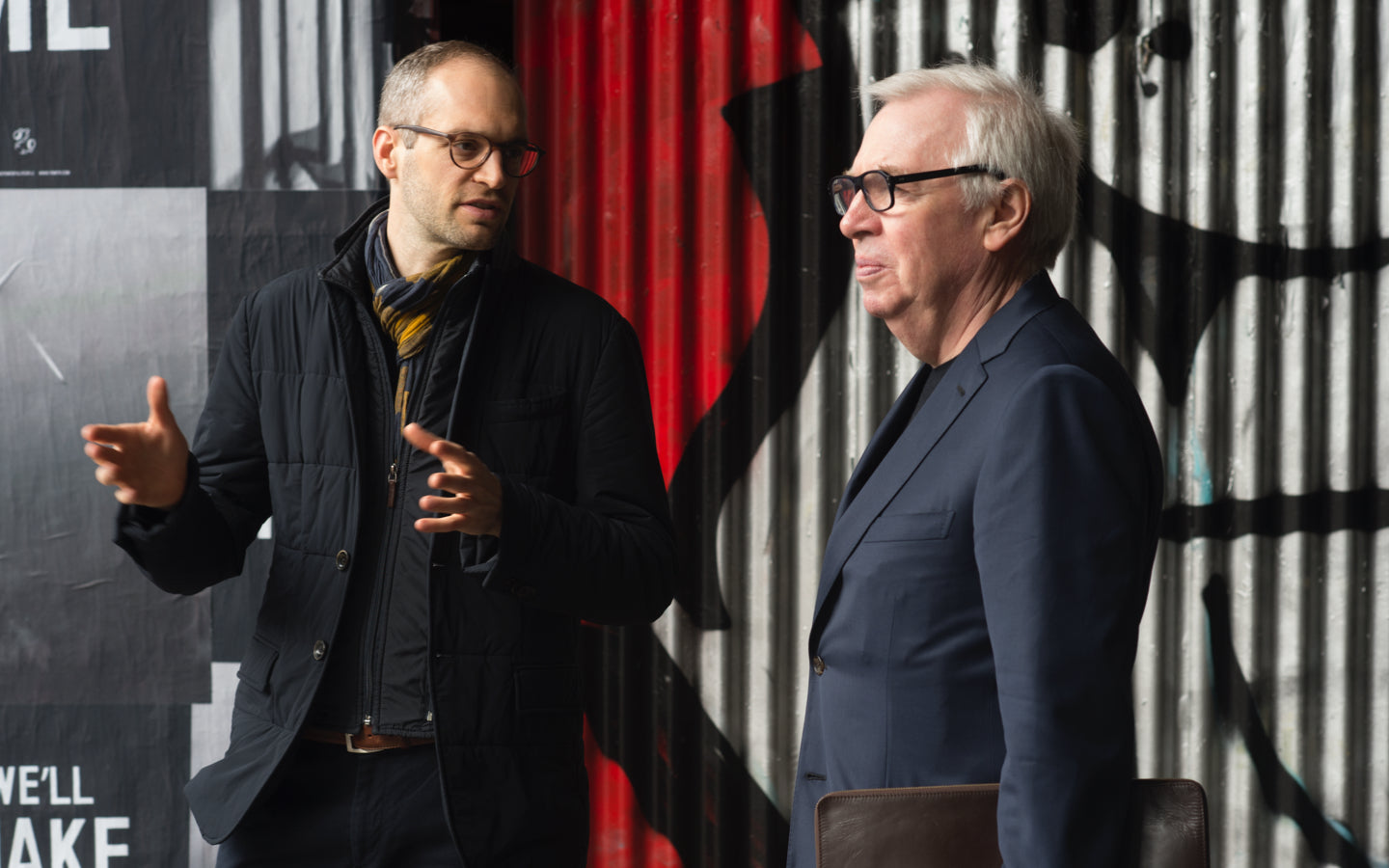 2016–2017 Rolex Mentor and Protégé Arts Initiative architecture mentor Sir David Chipperfield and his protégé Simon Kretz