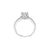 Fink&#39;s Exclusive 14K White Gold Round Diamond Pave Shank Engagement Ring