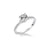 Fink&#39;s Exclusive 14K White Gold Round Diamond Pave Shank Engagement Ring
