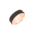 Triton 14K Rose Gold Raw Step Edge Band