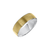 Fink&#39;s Men&#39;s 7mm Two-Tone Engraved Satin Band