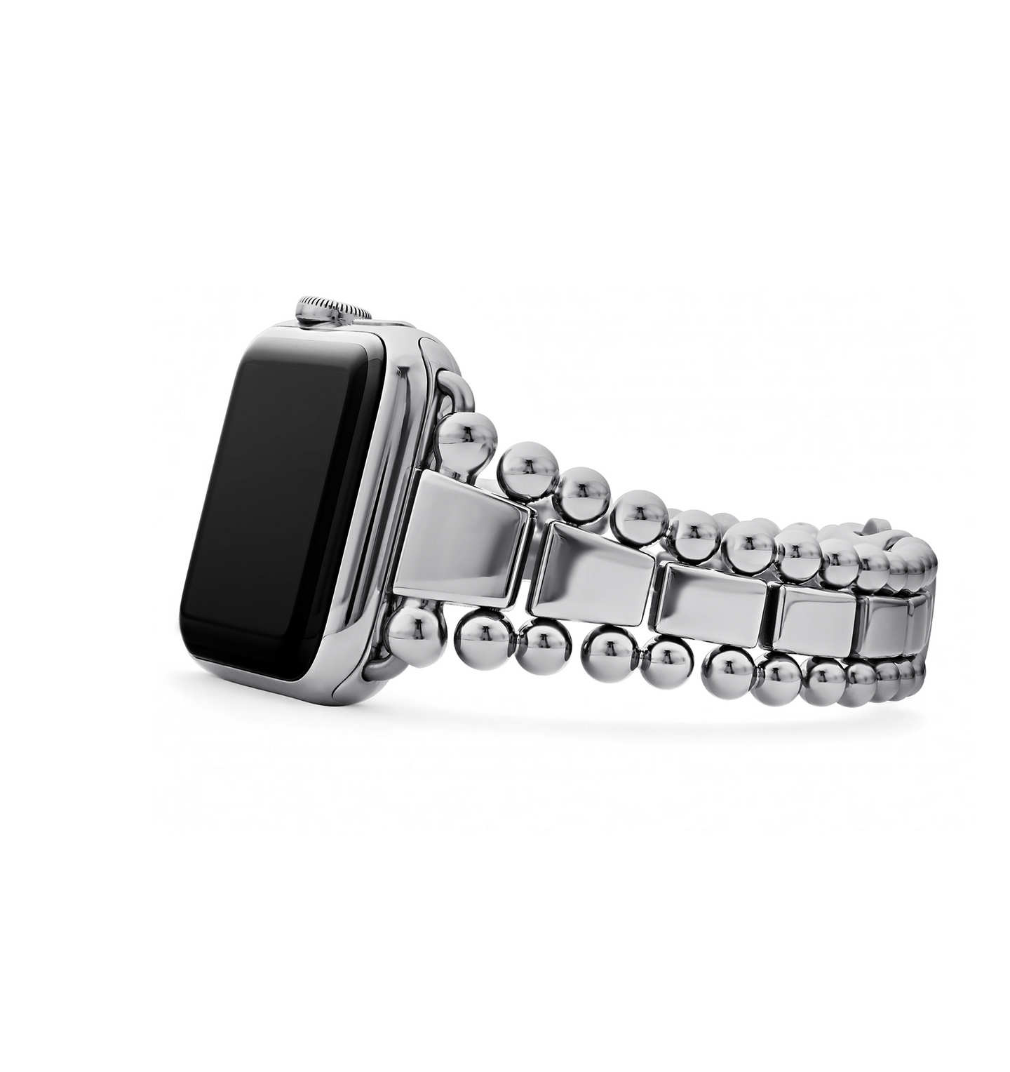 LAGOS Smart Caviar Silver Link Watchband, 42mm