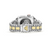 LAGOS Smart Caviar Yellow Gold and Silver Link Watchband, 38mm
