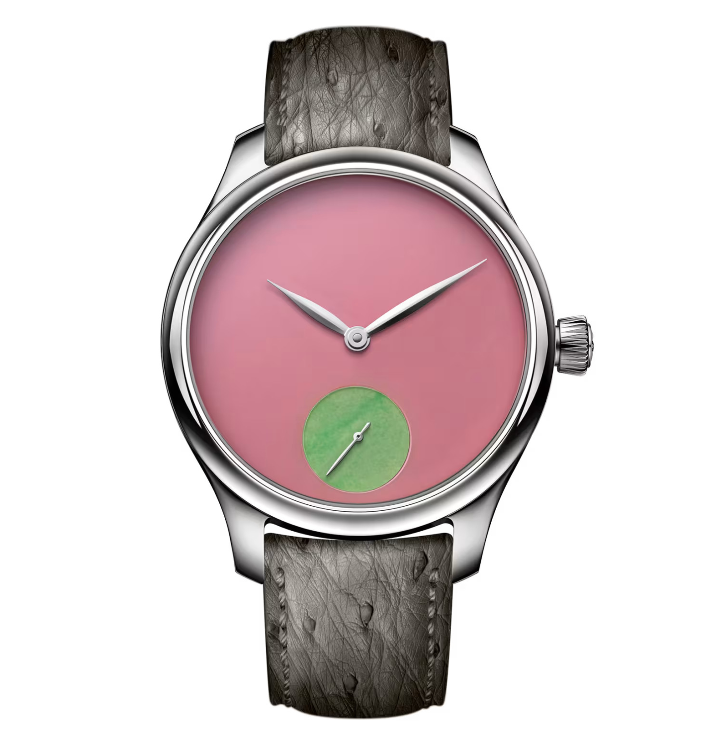 H. Moser & Cie. Endeavour Small Seconds Concept Pop, 38mm with Pink Opal Dial