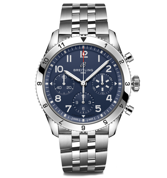 Breitling Classic AVI Chronograph 42 Blue Dial | Fink's