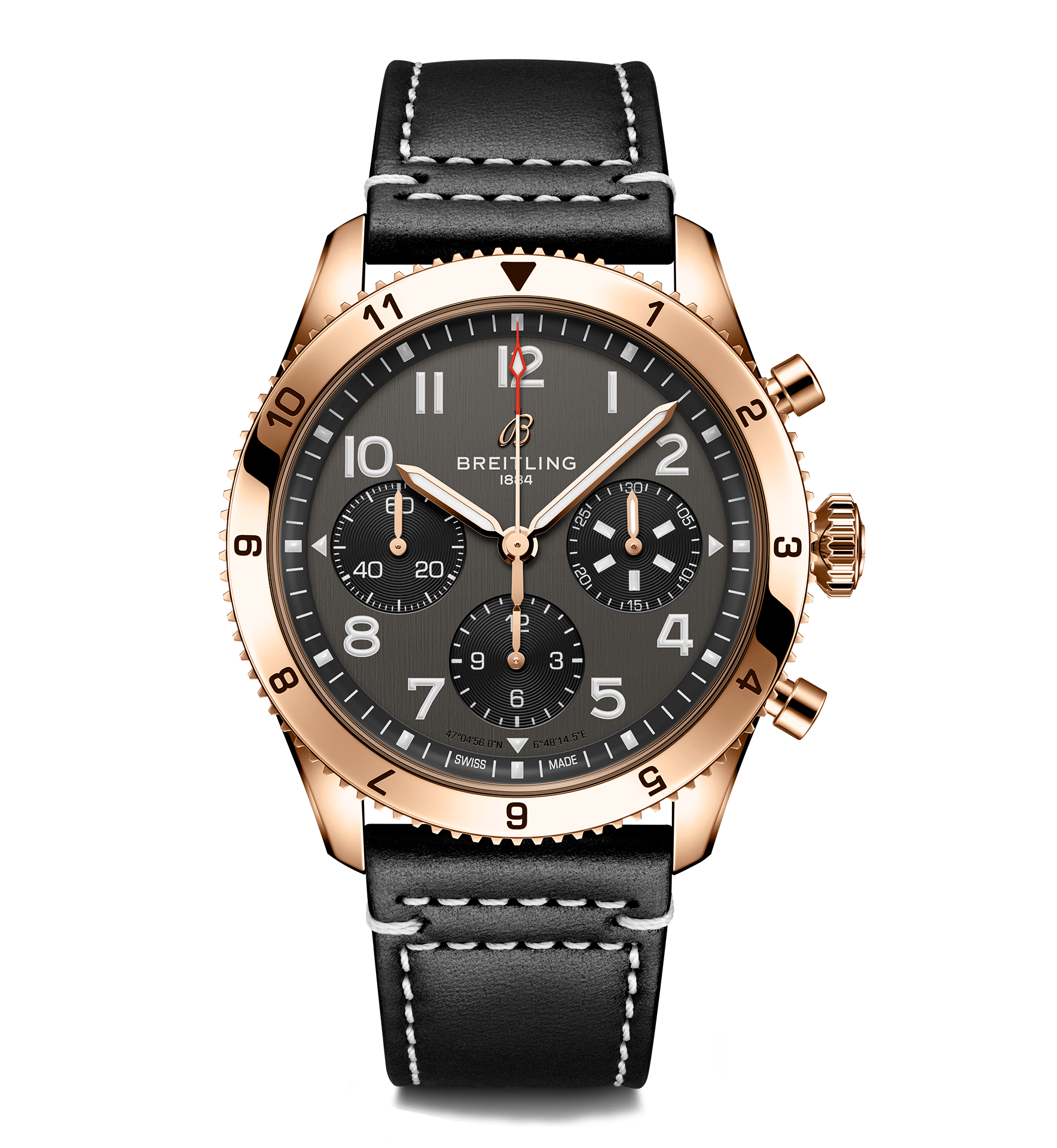 Breitling Classic AVI Chronograph 42 P-51 Black Dial | Fink's