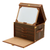 WOLF Ida Trunk Jewelry Box in Khaki