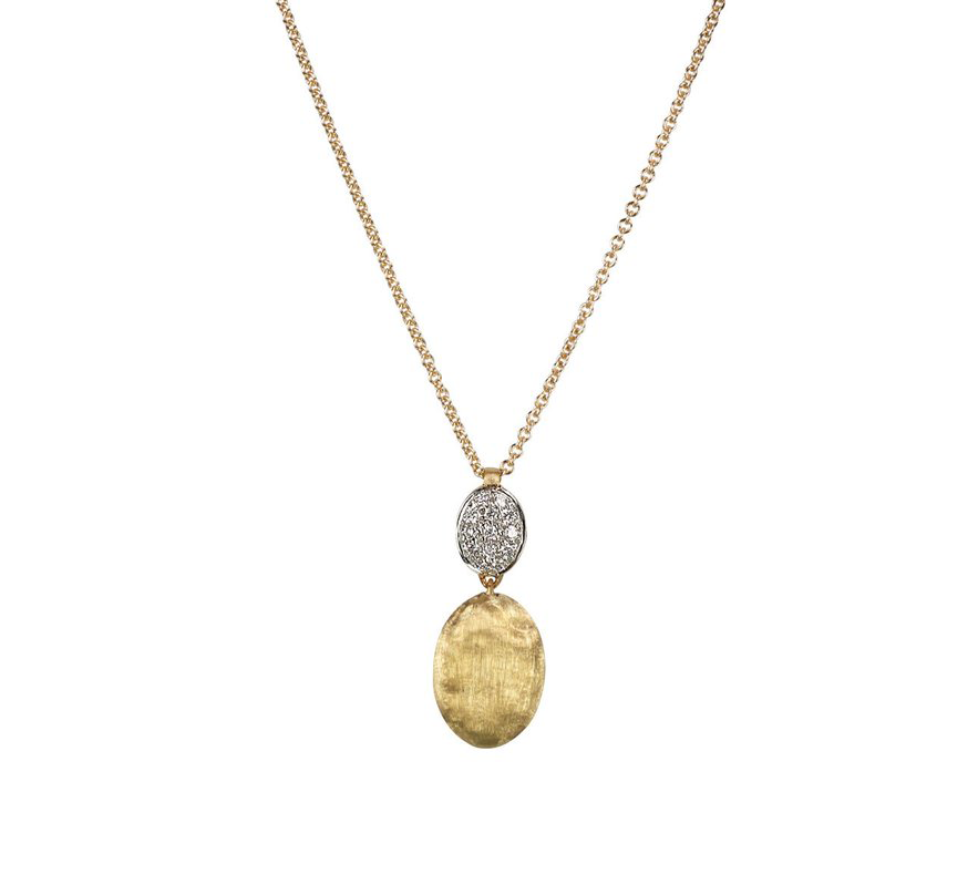 Marco Bicego Siviglia 18K Yellow Gold Pendant with Diamonds